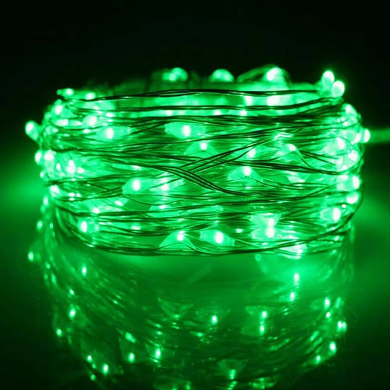 1Pack Fairy Light String Led Copper Wire String Light 1/2/3/5/10M Battery Powered for Bedroom Garden Party Wedding Decoration