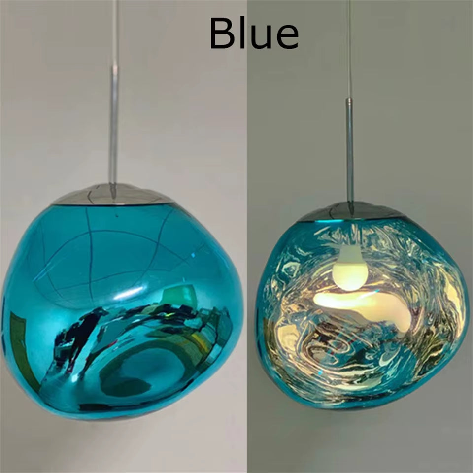Modern Lava Lamp LED Pendant Lights Lighting PVC Lighting Living Room Indoor Decor Home Fixtures Loft Kitchen Hanging Lamp