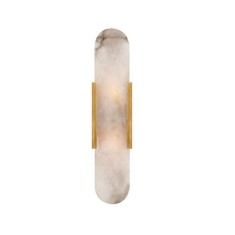 Melange Elongated Sconce Modern Marble Wall Light Artistic Style Atmosphere for Corridor Hotel Room Bathroom Indoor Wall Lamp