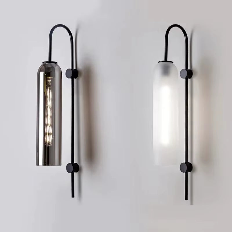 Modern Luxury Glass LED Wall Lights Nordic Art Background Wall Lamps Bedside Corridor Stairs Decor Lighting Fixtures