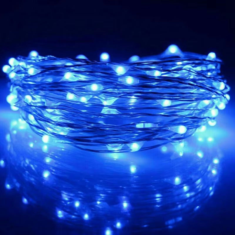 1Pack Fairy Light String Led Copper Wire String Light 1/2/3/5/10M Battery Powered for Bedroom Garden Party Wedding Decoration