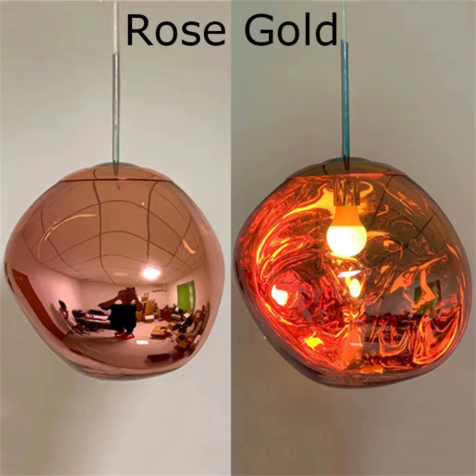 Modern Lava Lamp LED Pendant Lights Lighting PVC Lighting Living Room Indoor Decor Home Fixtures Loft Kitchen Hanging Lamp