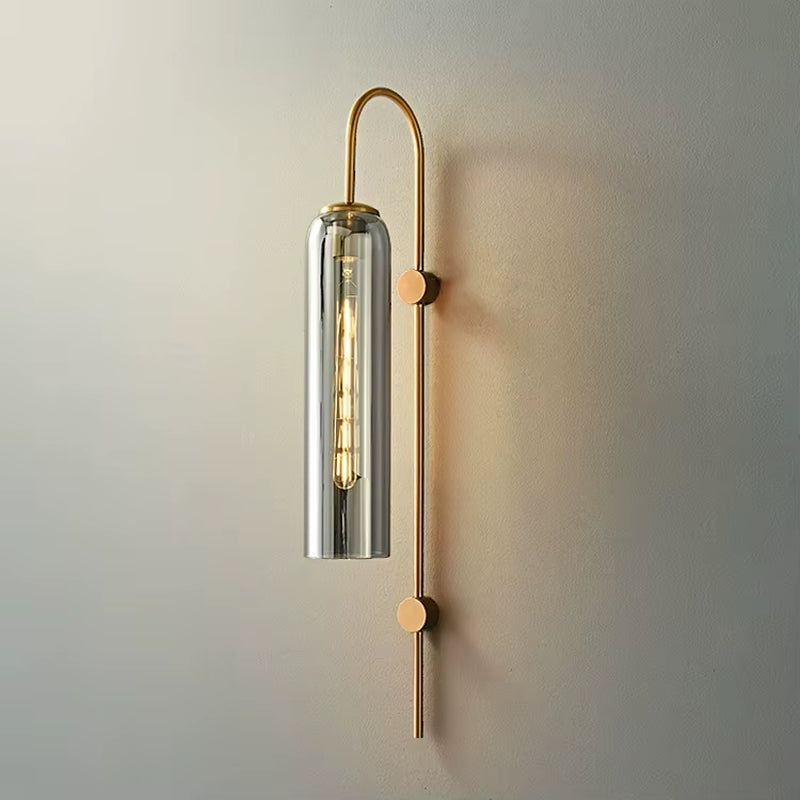 Modern Luxury Glass LED Wall Lights Nordic Art Background Wall Lamps Bedside Corridor Stairs Decor Lighting Fixtures