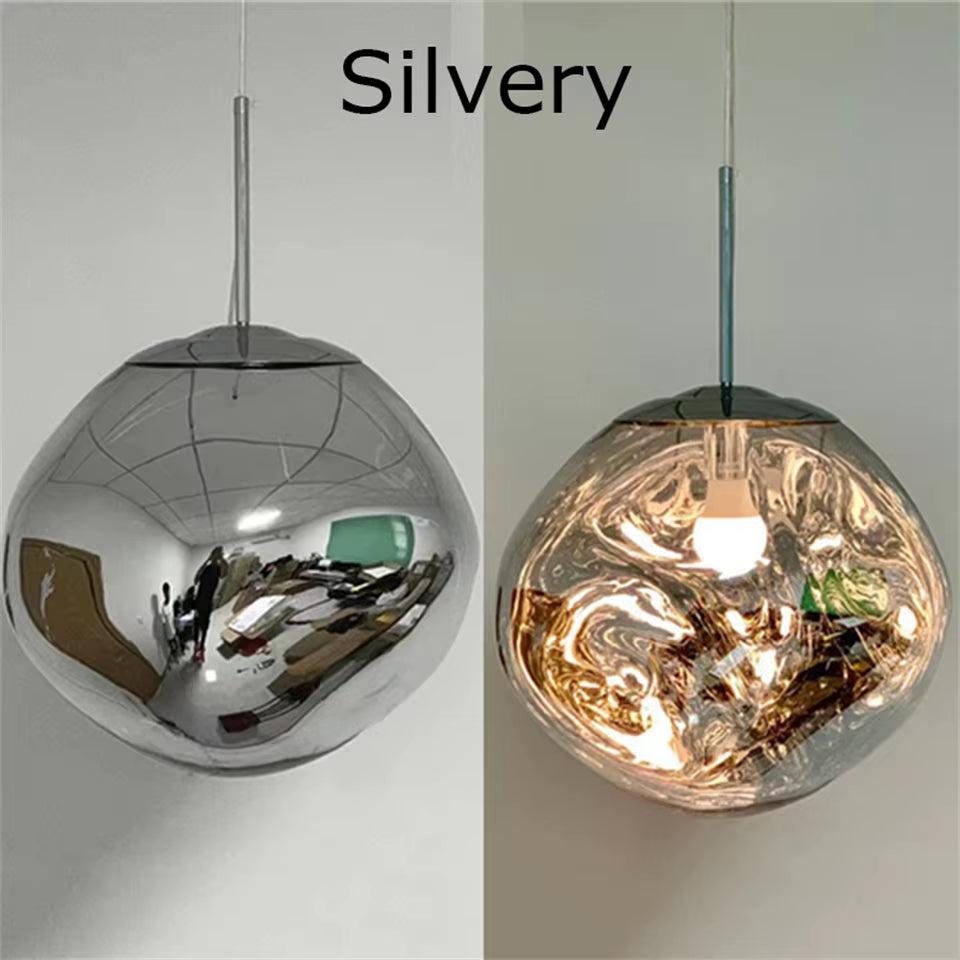 Modern Lava Lamp LED Pendant Lights Lighting PVC Lighting Living Room Indoor Decor Home Fixtures Loft Kitchen Hanging Lamp