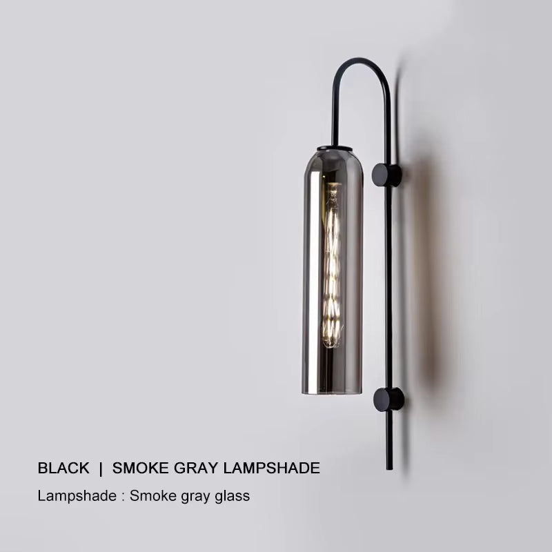 Modern Luxury Glass LED Wall Lights Nordic Art Background Wall Lamps Bedside Corridor Stairs Decor Lighting Fixtures