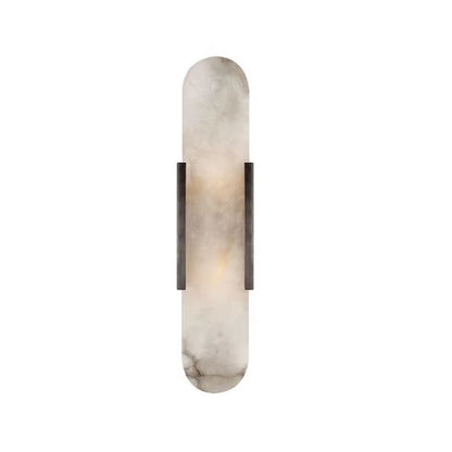Melange Elongated Sconce Modern Marble Wall Light Artistic Style Atmosphere for Corridor Hotel Room Bathroom Indoor Wall Lamp