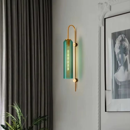 Modern Luxury Glass LED Wall Lights Nordic Art Background Wall Lamps Bedside Corridor Stairs Decor Lighting Fixtures